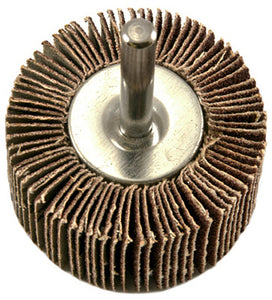 Mounted Flap Wheel, 2 x 1-In., 80-Grit