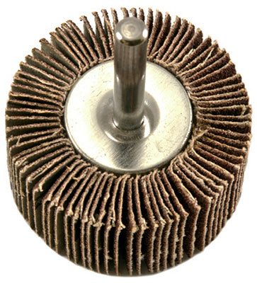 Mounted Flap Wheel, 2 x 1-In., 80-Grit