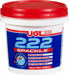 222 Spackle Paste, 1/2-Pt.