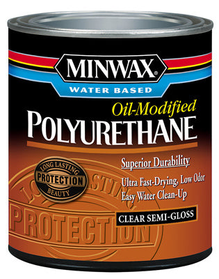 1/2-Pint Semi-Gloss VOC Water-Based Polyurethane