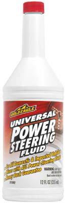 Power Steering Fluid, Universal, 12-oz.