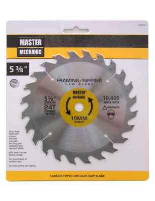 Cordless Saw Blade, 24-Teeth, 5-3/8-In.
