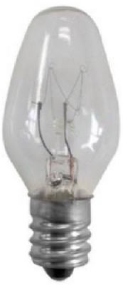 Incandescent Night Light Bulb, Clear, 7-Watts, 4-Pk.