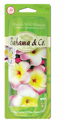 Necklace Air Freshener, Waikiki Wild Hibiscus Scent