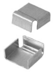 Spreader Bar Clips, Mill Finish, 5/8-In., 100-Pk.