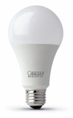 LED Light Bulbs, A19, Warm White, 15-Watts, 2-Pk.