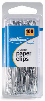 Jumbo Paper Clips, 100-Ct.