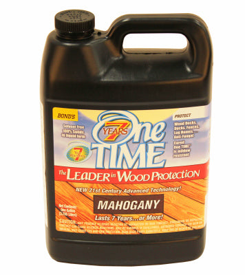 Wood Preservative Stain & Sealer, Mahogany Finish, 1-Gallon