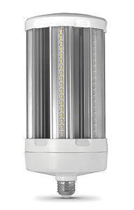 LED Yard Light Bulb, E26, 10,000 Lumens, 100-Watts