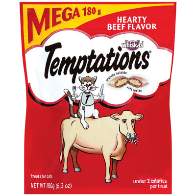 Cat Treats, Hearty Beef Flavor, 6.3-oz.