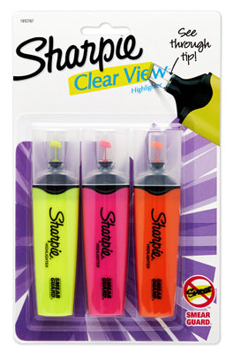 Clearview Highlighters, Assorted Colors, 3-Pk.
