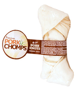 Dog Treats, Pork Knot, 6-7-In.