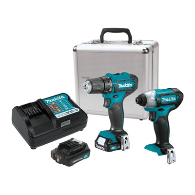 Max CXT 12-Volt Cordless Drill/Driver + Impact Driver Combo Kit, 3/8-In., 2 Lithium-Ion Batteries