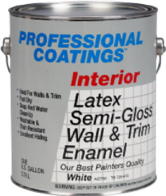 Professional Coatings Good Gallon Off White Semi-Gloss Latex Paint