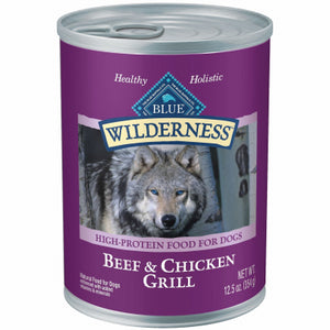 Beef/Chicken Grill Dog Food, 12.5-oz. Can