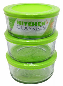 Food Storage Set, Tempered Glass, 6-Pc. Value Pack