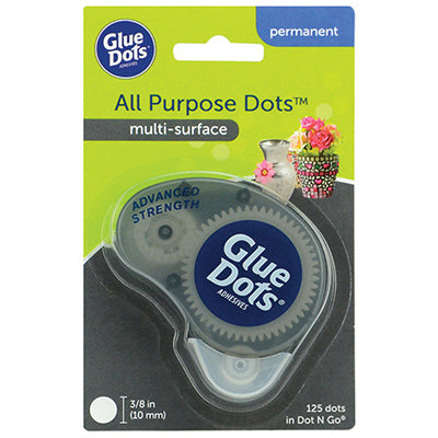 All-Purpose Dots, Dispenser, 3/8-In., 125-Pk.