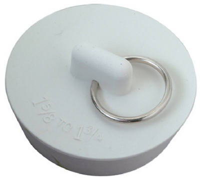 1-3/4-Inch White Rubber Sink Stopper