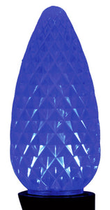 LED Bulbs, C9, Blue Faceted, 25-Pk.