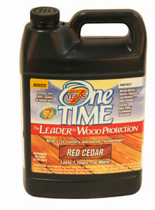 Wood Preservative Stain & Sealer, Red Cedar Finish, 1 Gallon
