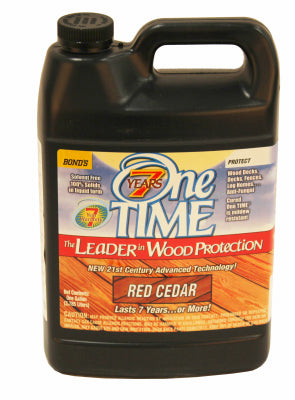 Wood Preservative Stain & Sealer, Red Cedar Finish, 1 Gallon