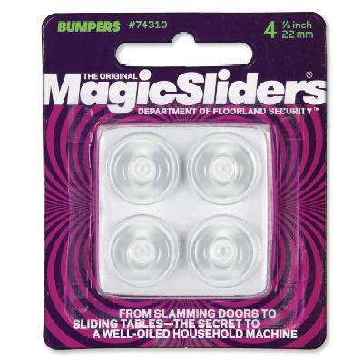 Protective Bumpers, Self-Stick, Clear, Round, 7/8-In., 4-Pk.