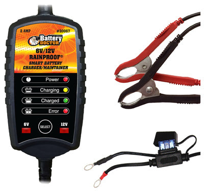 Automatic Smart Battery Charger/Maintainer, 2-Amp, 12-Volt