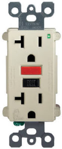 SmartLock Pro GFCI Duplex Outlet, Ivory, 125-Volt, 20-Amp