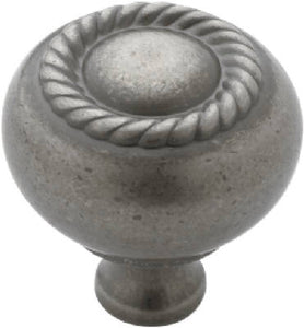 1-1/4-Inch Nickel Scroll Cabinet Knob