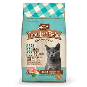 Purrfect Bistro Cat Food, Dry, Grain-Free Salmon, 4-Lbs.