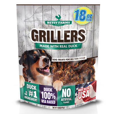Dog Treats, Grillers Duck Jerky, 18-oz.