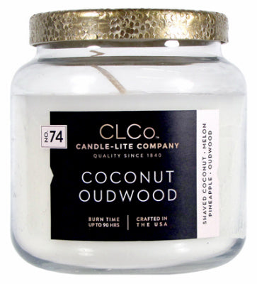 Scented Candle, Coco Outdoor Wood, 14-oz.