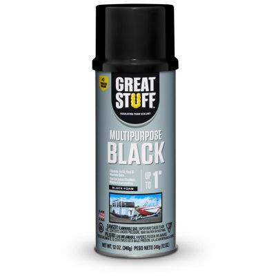 Multi-Purpose Foam Sealant, Black, 12-oz.