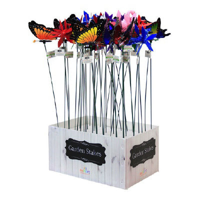 WindyWings Garden Stake Display, 40-Pc., Assorted