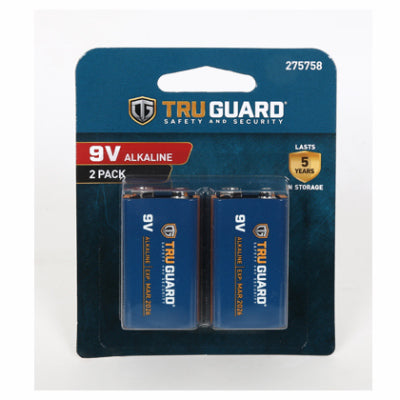 TG 2PK 9V Alk Battery