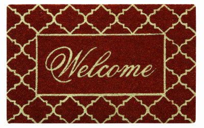 Coir Door Mat, Welcome, 18 x 28-In.