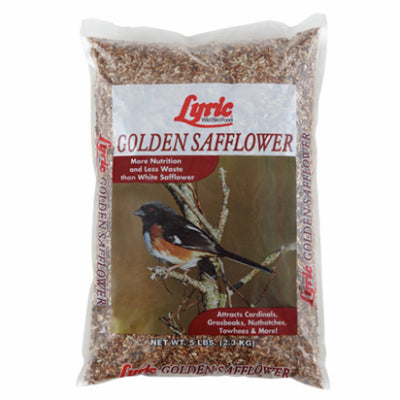 Golden Safflower Seed Wild Bird Food, 5-Lbs.