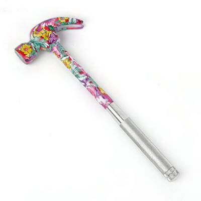 6-in-1 Slotted Claw Hammer, Floral Design