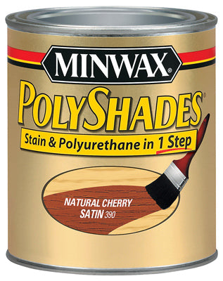 1/2-Pt. Satin Natural Cherry Polyshades Wood Finish