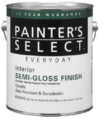 Painter's Select Everyday Gallon Pastel Base For Interior Semi-Gloss Latex Enamel