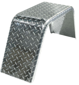 Trailer Fender, Jeep Style, Aluminum, 10 x 32 x 12-In.