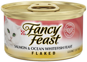 Cat Food, Salmon & Ocean Fish, 3-oz. Can