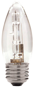 Halogen Bulb, Chandelier, B11, Clear, 43-Watts, 2-Pk.