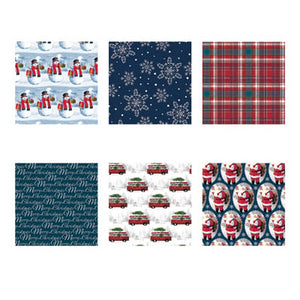 Christmas Gift Wrap, Traditional, 30-In. x 14-Ft.
