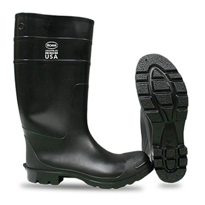 SZ6 BLK PVC Knee Boot