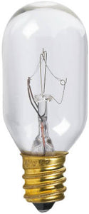 Appliance Light Bulb, Clear Tubular, 15-Watts