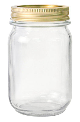 Glass Canning Jars, 1-Pt, 12-Pk.