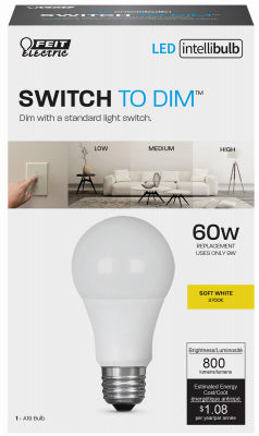 LED Intellibulb Bluetooth Light Bulb, Dimmable, 9.5-Watts