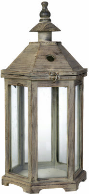 Polygon Temple Garden Lantern, Antique Finish, Small