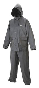 Rain Suit, Black, Adult, Medium